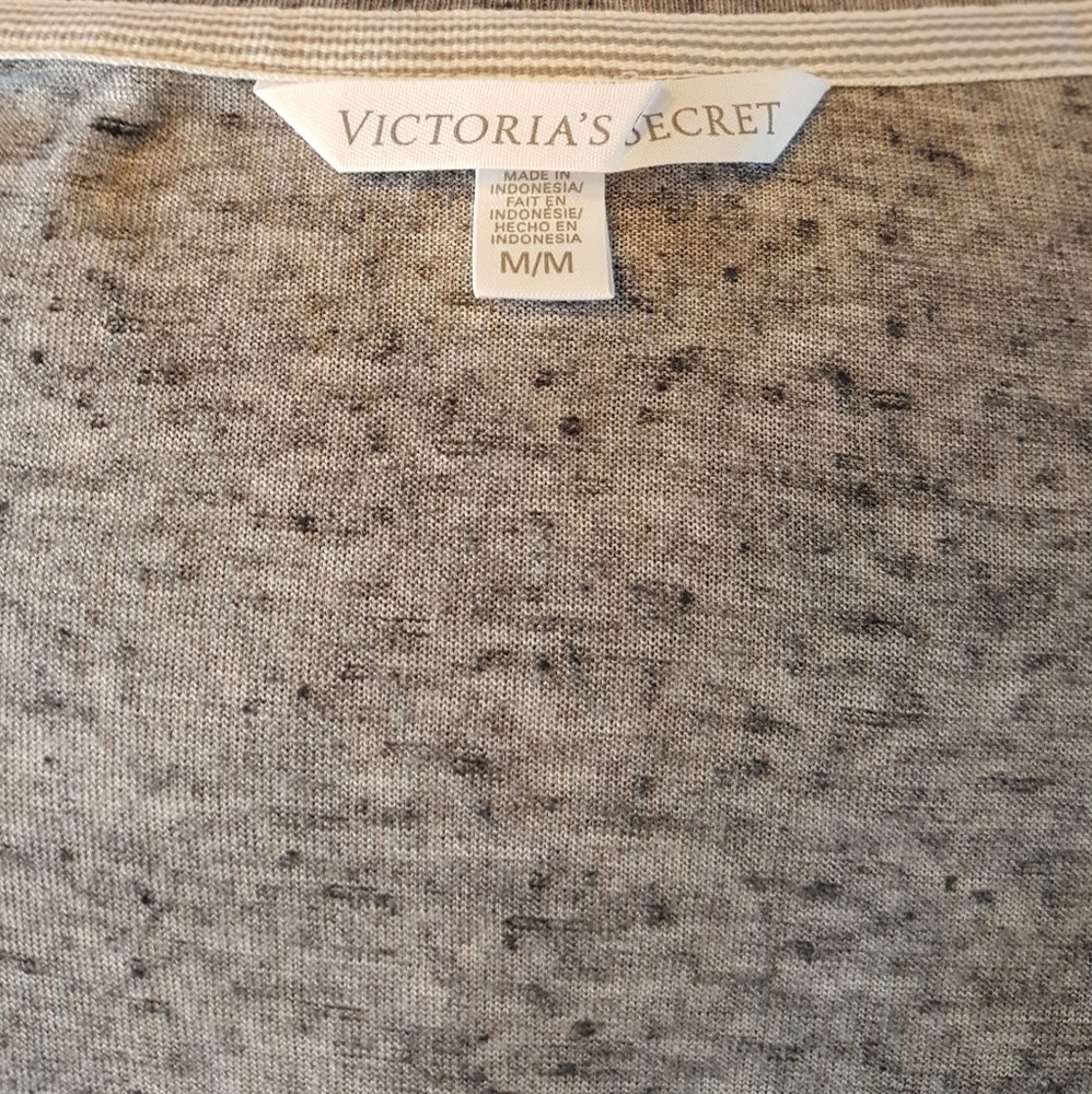 Victoria's Secret Grey Medium V Neck - Picture 3 of 7